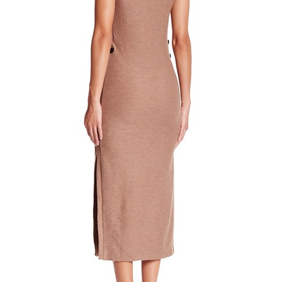 HYFVE Ribbed Turtleneck Midi Dress - Picture 2 of 4